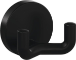 Doppelhaken Ø 50 mm Ausladung 43,5 mm Polyamid 90 schwarz matt Hewi 477.90B025