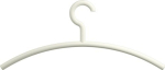 Coat hanger W=450 mm H=190 mm Plastic 99 pure white Hewi 570.3B 99