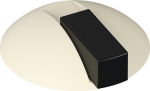 Bodentürpuffer Ø 85 mm H= 22,5 mm Kunststoff 99 reinweiß matt Hewi 625B