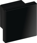 Möbelknopf 30x32x22 mm Kunststoff 90 tiefschwarz Hewi 547.32.3
