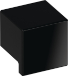 Furniture knob 30x32x25 mm plastic 90 deep black Hewi 547.32.4