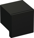 Furniture knob 30x32x25 mm plastic 90 black matt Hewi 547.32B4