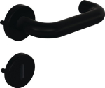 Escutcheon set round BB black matt Hewi 111PBR01.230