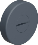 Key rosette round Sign thickness 10.5 mm FBM black Hewi 306.23PBNRLN