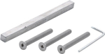 Bevestigingsset voor hendelgarnituur 8x145 mm Deurdikte 62-67 mm Hoppe D/D-snelpen 2210/3310