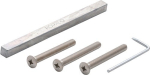 Befestigungsset für Drückergarnitur 8x150 mm Türstärke 66-71 mm Hoppe D/D Schnellstift 2410/3410