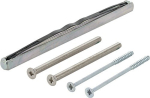Bevestigingsset vierkant 8x145 mm Deurdikte 65-70 mm M5x80 + 4,0x75 mm Hoppe Sertos G/G