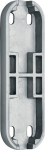Base for door drive bolt for surface-mounted rods, silver Deni Vario