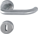 Escutcheon set round OB stainless steel Hoppe Baden E1388Z/17KV/17KVS