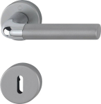 Escutcheon set round OB aluminium Hoppe Bremen 1505/42KV/42KVS