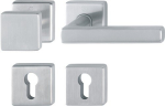 Escutcheon set angular PZ stainless steel Hoppe Dallas E43L / E1643Z/52KV