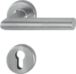 Rosettenhalbgarnitur 4-kant 8 mm Edelstahl Hoppe Amsterdam E1400Z/42/42S