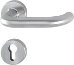 Rosettenhalbgarnitur 4-kant 8 mm Edelstahl Hoppe Paris E138Z/42/42S