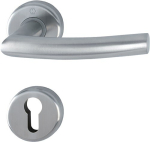 Escutcheon set round PZ stainless steel Hoppe Alta E1433Z/17KV/17KVS