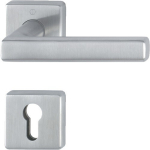 Brandbeveiligingsset PZ Deurdikte 40-65 mm roestvrij staal D/D Hoppe Dallas FS-E1643/52/52S