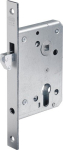 Insteekslot schuifdeur PZW 20/55/60/8 mm, zilver Frontplaat lengte 205 mm BKS