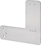 Montageplatte an Rohrrahmentür LxB 210x160 mm links / rechts Deni