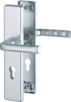Beschermende fitting 92 mm Dikte 67-72 mm Aluminium F4 Hoppe Londen 113/2221A/2440