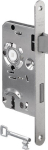 Kamerdeur insteekslot rechts BB 20/ 55/72/8 mm afgerond zilver BKS 0215