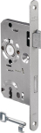Kamerdeur insteekslot rechts BB 20/ 55/72/8 mm afgerond zilver BKS 0215