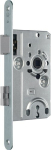 Kamerdeur insteekslot links BB 20/ 55/72/8 mm afgerond zilver SSF