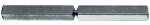 Paniekpen splitsen volle pen vierkant 9x134 mm Hoppe FSAP volledige pin