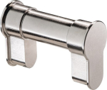 Universele blinde cilinder Deurdiktes 50-76 mm, vernikkeld EasyBlind