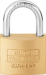 Cilinder hangslot B=50 mm gelijk Messing Burg-Wächter 400 E Magno