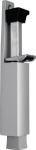 Deurbevestiging Deurbevestiging Hefhoogte 60 mm, zilverzink Deni 3837 0060 22