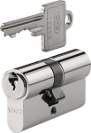 Profile double cylinder, different keyed 35/45 mm 3 keys, brass BKS PZ 8800