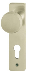 Button short shield Distance 72 mm PZ, aluminium Hoppe 58/202K