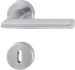 Escutcheon set left/right D/D round OB stainless steel F69 Hoppe Stockholm 58/E58/1140/E1140Z/42KV