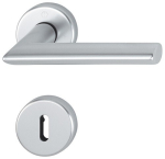 Escutcheon set left/right D/D round OB Aluminium F1 Hoppe Stockholm 58/E58/1140/E1140Z/42KV