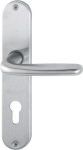 Langschildgarnitur links / rechts PZ 72 mm Edelstahl F69 Hoppe Cardiff E1850Z/302
