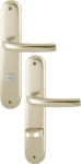 Lange wapenschildset links / rechts SK/OL 78 mm aluminium F2 Hoppe Tokio 53 / 1710/273P