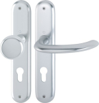 Lange wapenschildset links / rechts PZ 72 mm aluminium F1 Hoppe Marseille 53 / 1138/273P