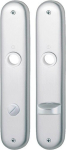 Langschildpaar Bad SK/OL 78 mm naturfarbig Hoppe 273P