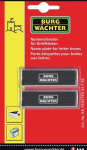 Replacement name window all Burg-Wächter letterboxes Castle Guard