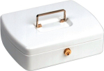 Cash box H= 73 mm W= 173 mm D= 130 mm, white Burg-Wächter Office 2167