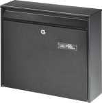 Letter box white steel DIN C4 H= 322 mm W= 362 mm D= 100 mm Castle Guard Mail