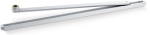 Mechanical slide rail for GEZE ECturn Inside silver Geze ECturn Inside