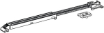 Retrofit kit ISM / ISM BG slide rail Geze ECline