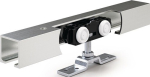 Schiebesystem Wand/Deckenmontage B=50-119 cm L=2350 mm max. 80 kg Holzflügelset Geze Rollan 80 NT