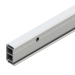 Afstandsprofiel voor wandmontage 53/73 Looprail, L=1700 mm Aluminium EV1 geanodiseerd, helm