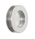 Muschelgriff Einlass-Ø 50 mm, Aluminium Edelstahl Effekt eloxiert, KWS 5254