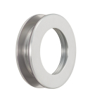 Muschelgriff Einlass-Ø 50 mm, Aluminium Edelstahl Effekt eloxiert, KWS 5255