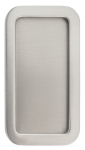 Shell handle LxW 120x65 mm, silver-coloured lacquered Aluminium , KWS 5280