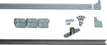 Running rail set Rail size 50x10mm, 105 or 120 mm Castors, galvanised steel, Betz 80787