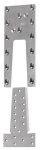 Aansluitstekker ETB 120-B, ETA 07/0245, B60xH121mm Aluminium, Simpson Sterke Band ETB