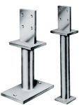 Support base for setting in concrete 100x80x10 mm, hole Ø 8.5 mm, steel Simpson Strong Tie PIS/PISB